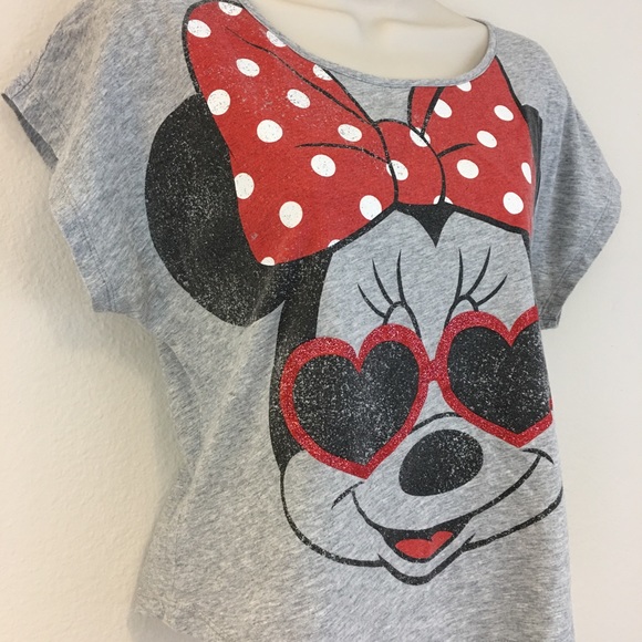🪴3x$20 SALE Gray Disney Minnie Mouse T-Shirt - Picture 2 of 12